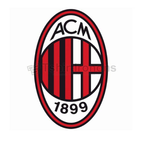 AC Milan T-shirts Iron On Transfers N3354 - Click Image to Close